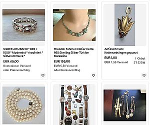 Antik Auktion Schmuck